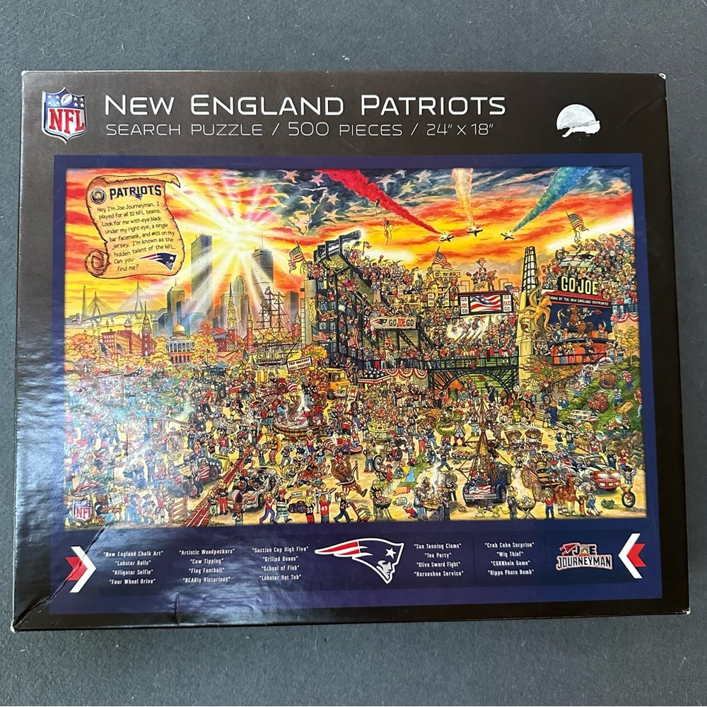 NFL New England Patriots 500pc puzzle